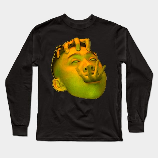 "Don't fight the feeling 'cause I'm yellow" Long Sleeve T-Shirt by IssaBaggin